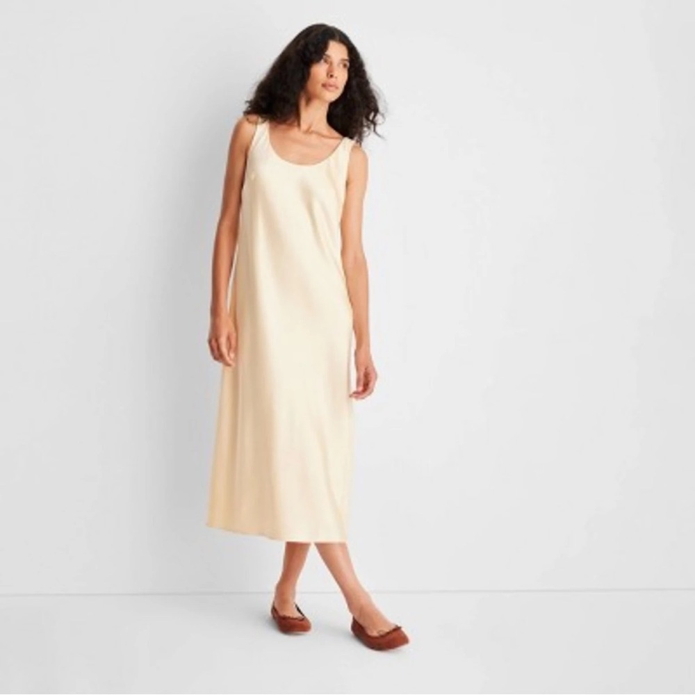 target future collective reese blutstein yellow silk dress